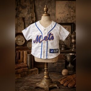 Majestic MLB New York Mets Baby Jersey 9–12 Months Genuine Merchandise